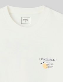 T-shirt imprim&eacute; devant / dos