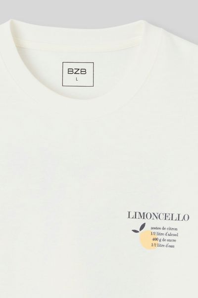 T-shirt imprim&eacute; devant / dos