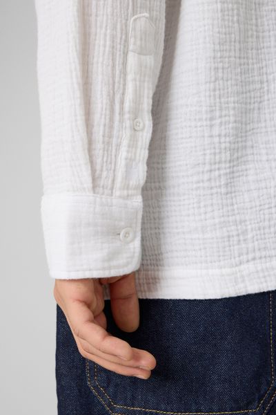 Chemise enfil&eacute;e manches longues