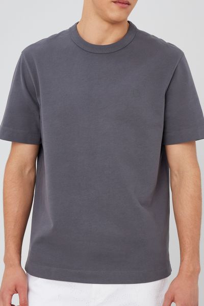 T-shirt lourd touch&eacute; peau de p&ecirc;che