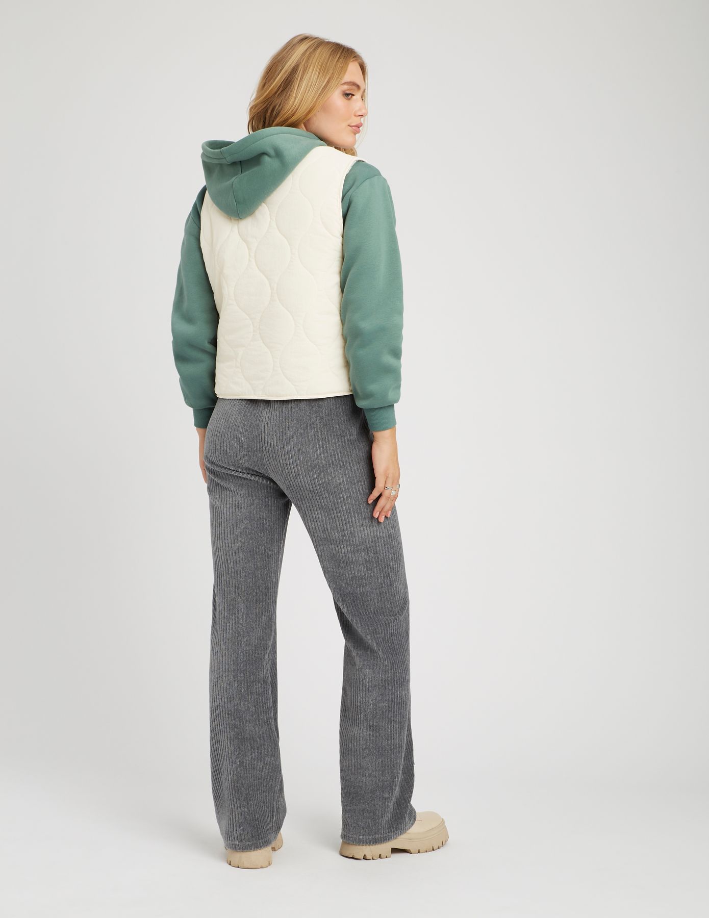 Gilet sans manches r&eacute;versible