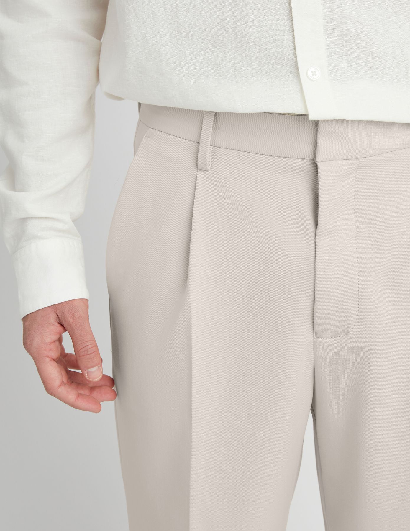 Pantalon de ville à pinces
