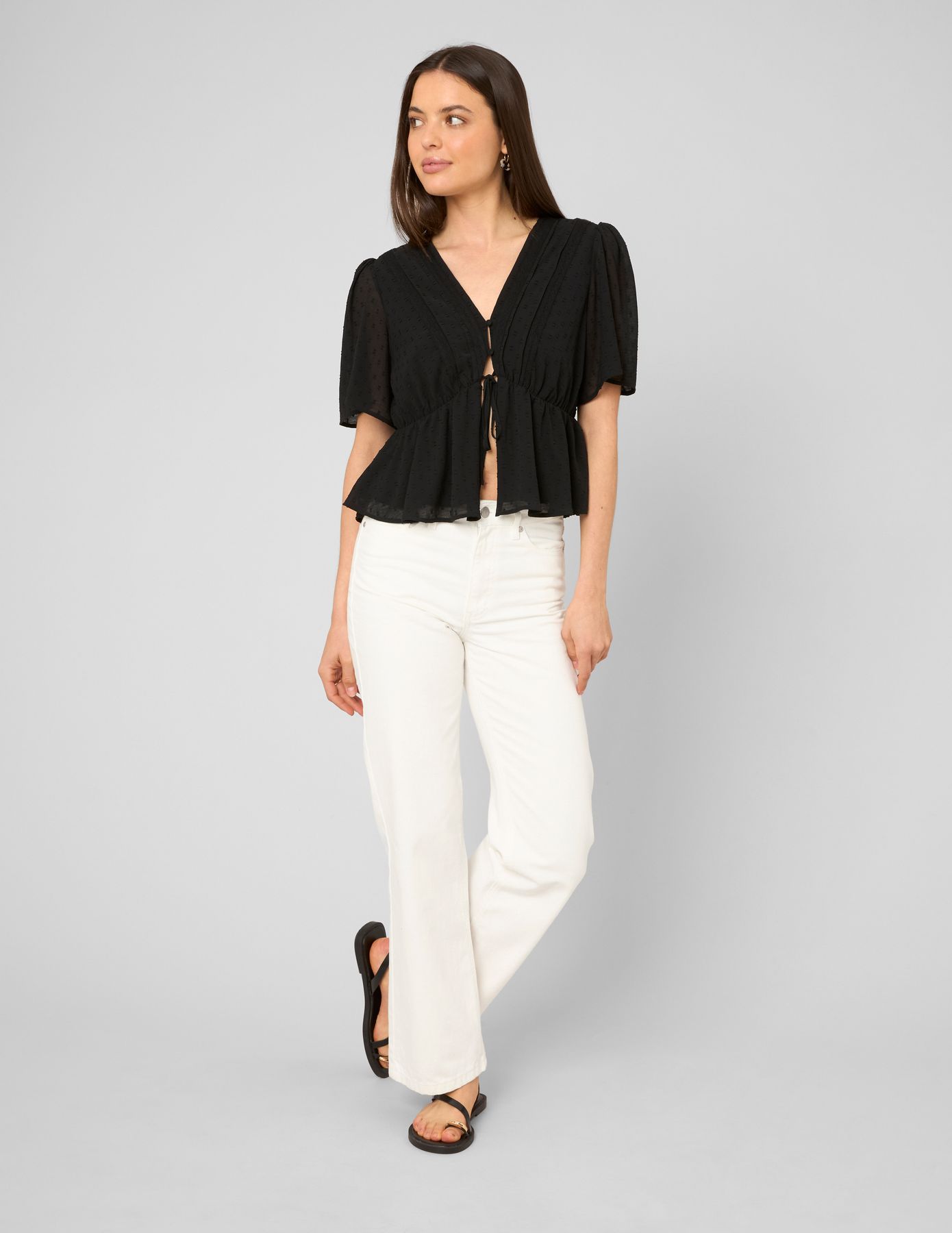 Blouse en plumetis