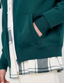 Sweat zippé à capuche