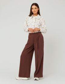 Chemise en broderie anglaise imprimée