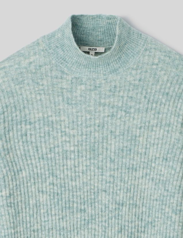 Robe pull col montant