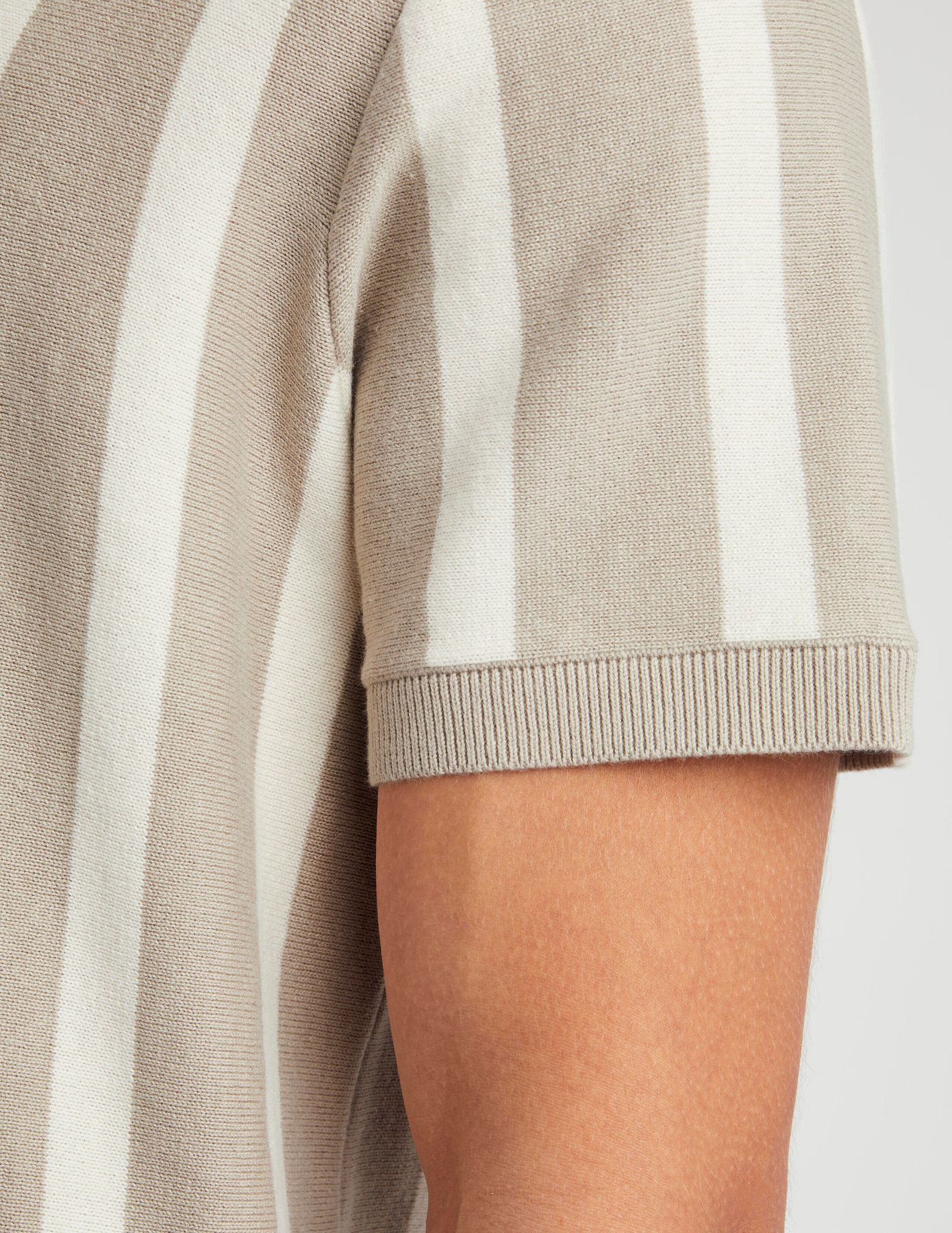 Polo &agrave; rayures