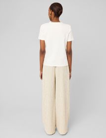 Pantalon fluide ray&eacute;