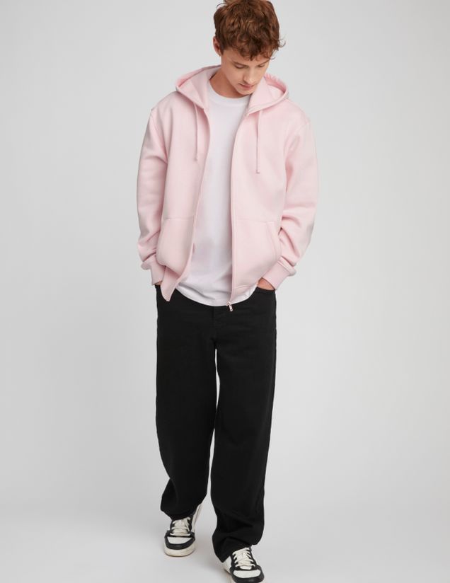 Sweat zippé à capuche
