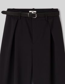 Pantalon large &agrave; pinces