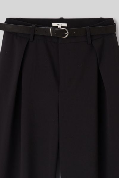 Pantalon large &agrave; pinces