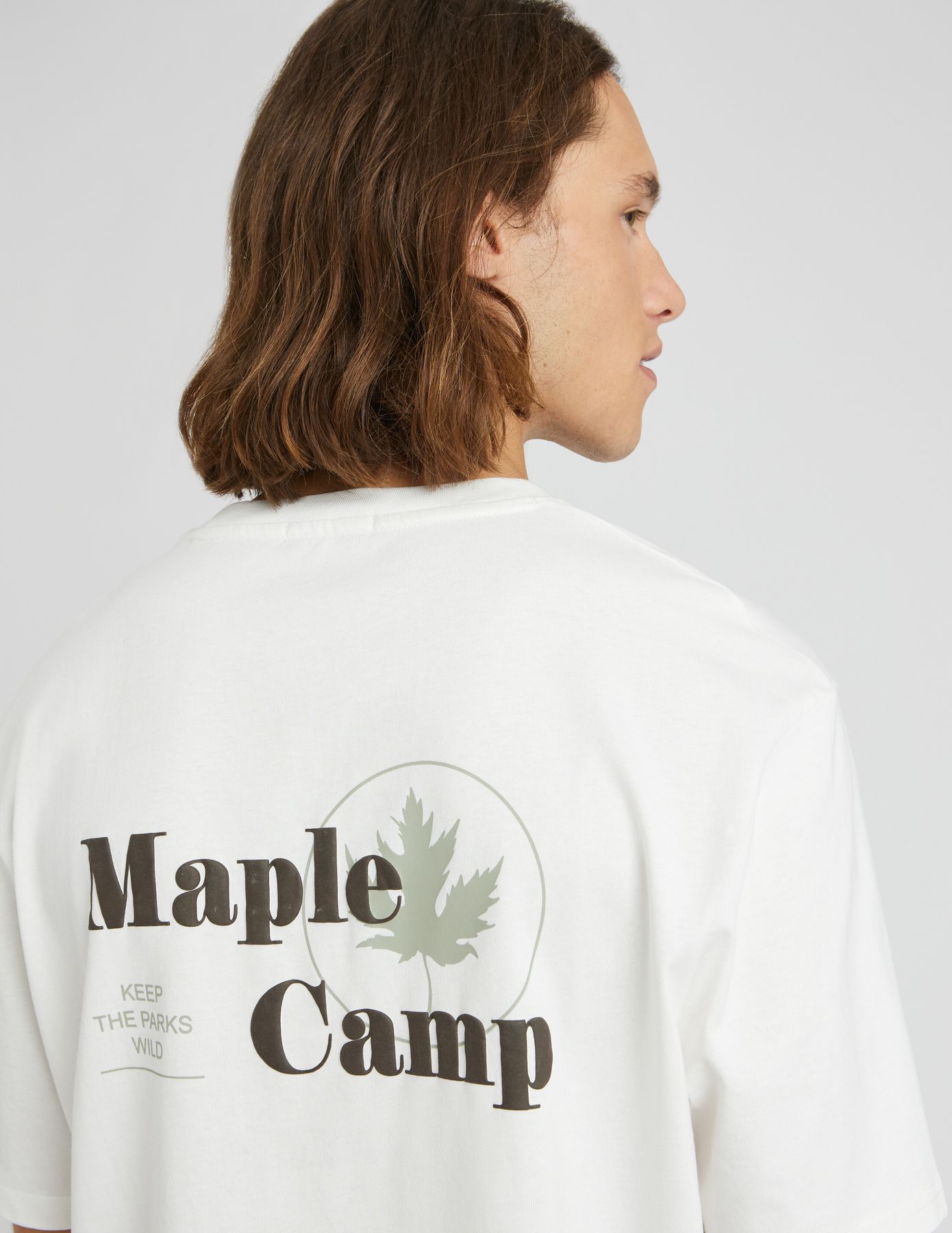 T-shirt imprim&eacute; devant dos