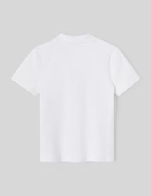 Polo col V boutonné