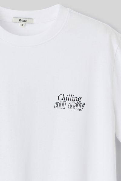 T-shirt imprimé devant/dos