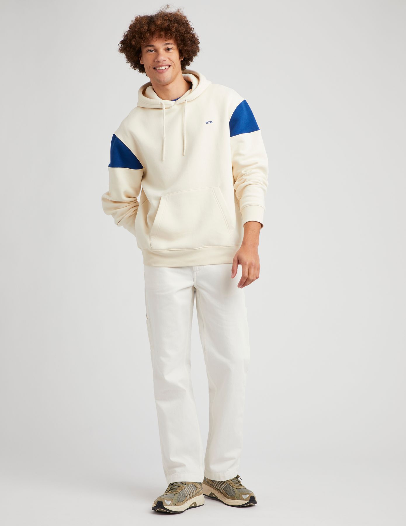 Pantalon charpentier écru