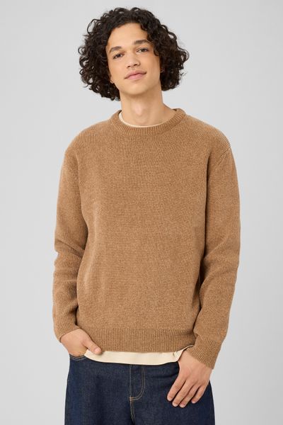 Pull maille chenille