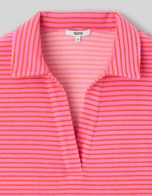 Polo ray&eacute; en &eacute;ponge