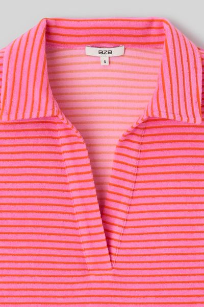 Polo ray&eacute; en &eacute;ponge