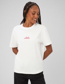 T-shirt broderie poitrine