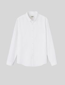 Chemise coton lin unie