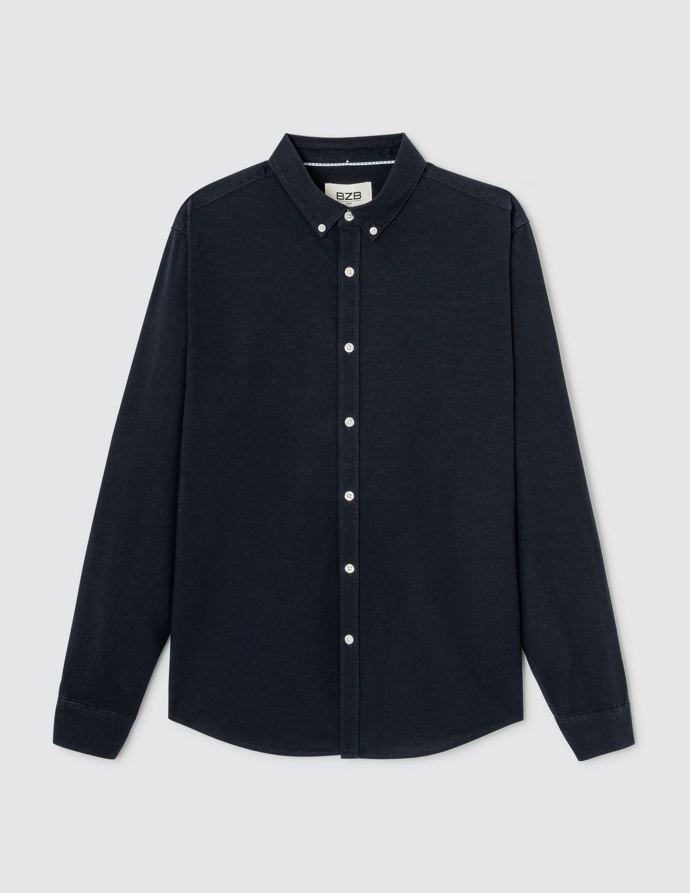 Chemise unie ajustée