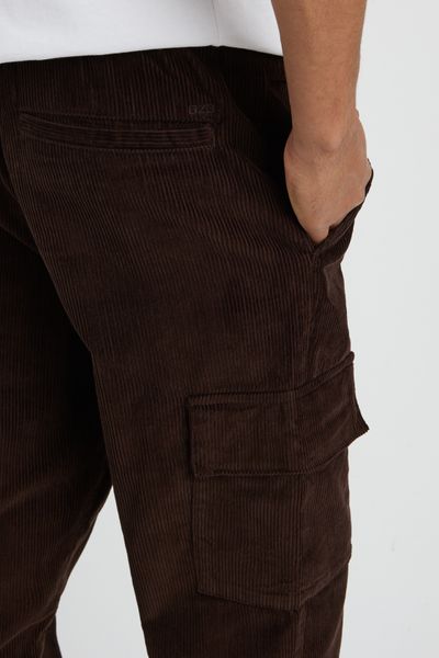 Pantalon cargo velours