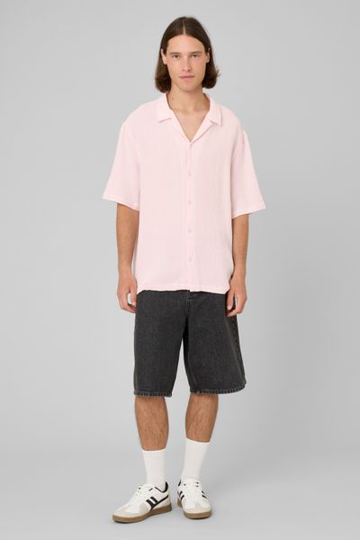 Chemise manches courtes gaze de coton