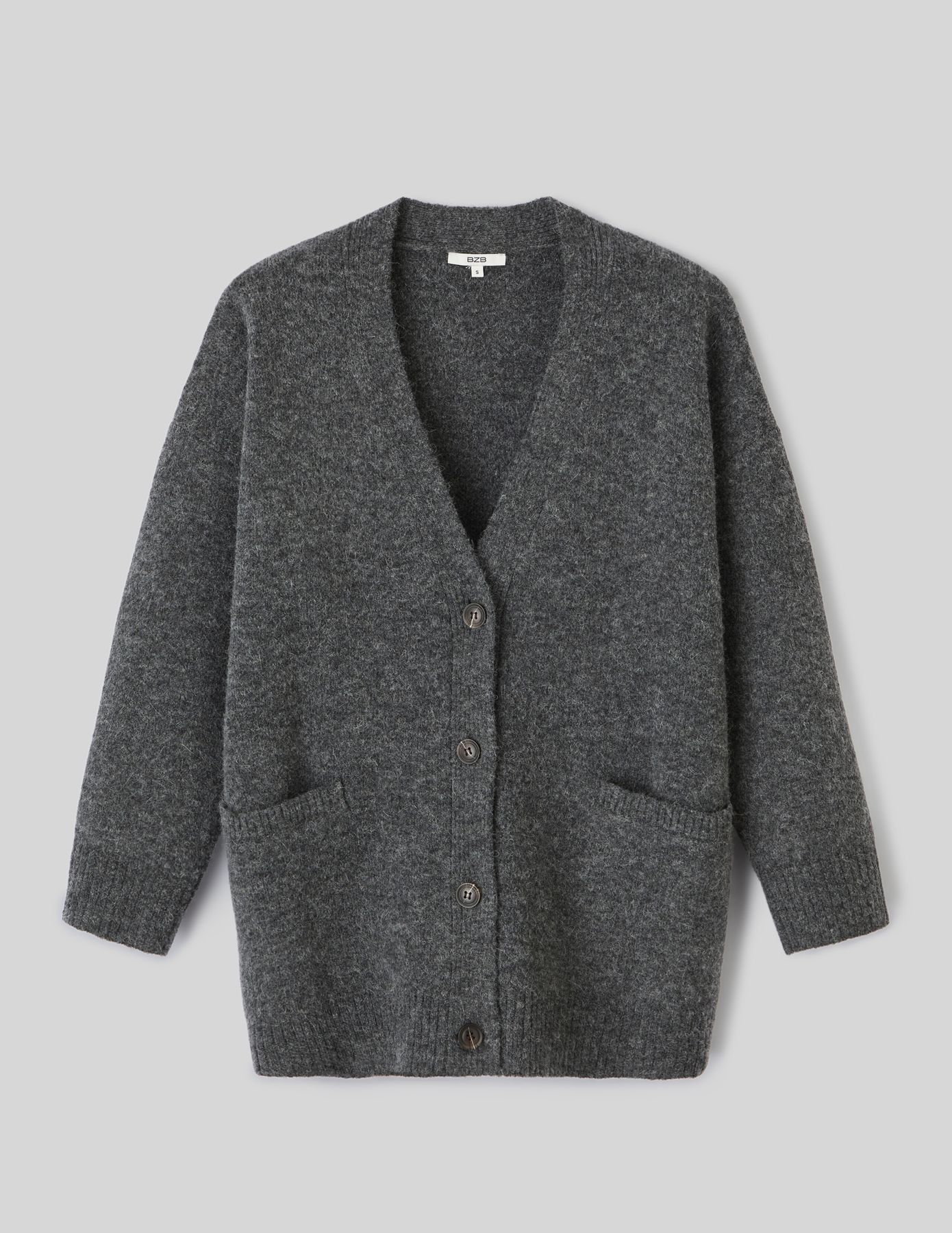 Gilet long boutonné
