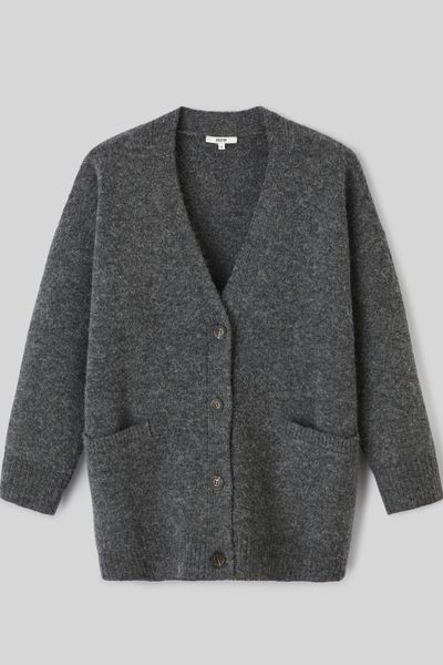 Gilet long boutonné