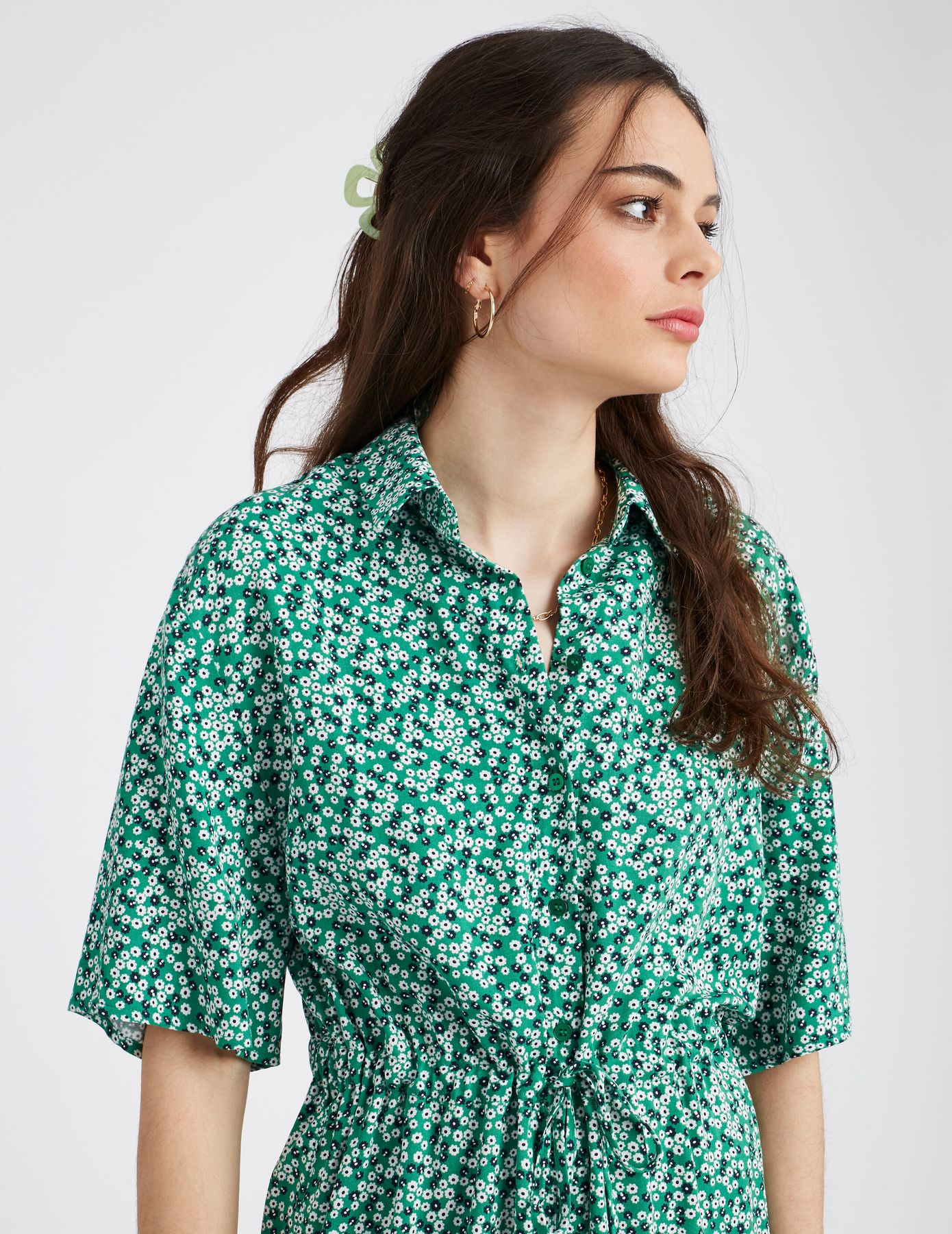 Robe longue imprimée