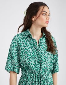 Robe longue imprimée
