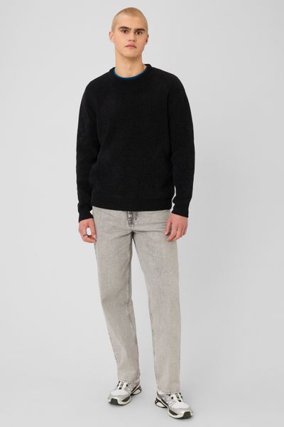 Pull chenille col rond