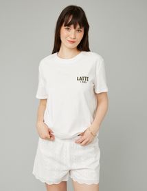 T-shirt imprimé devant/dos