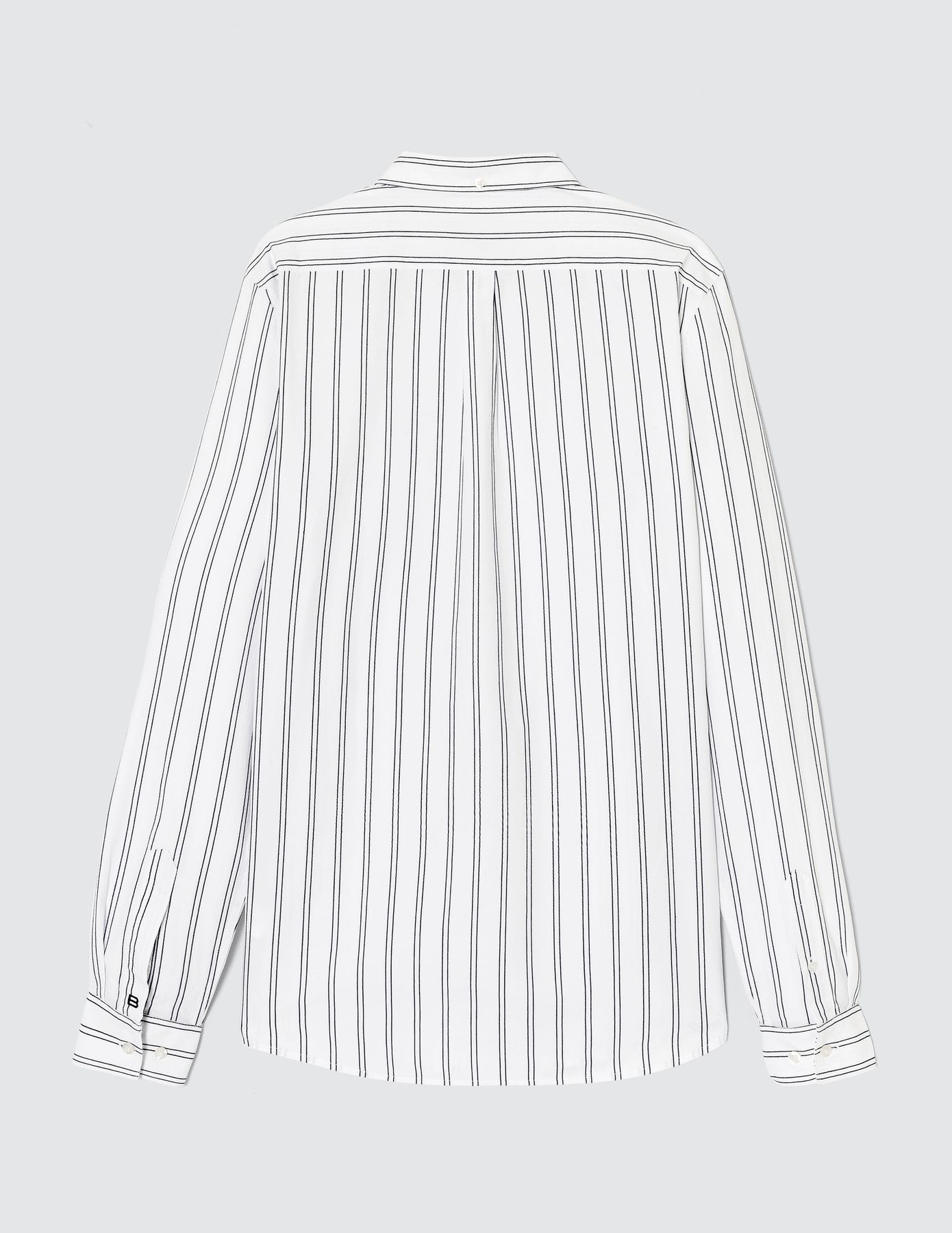 Chemise rayée droite