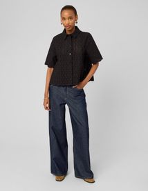 Chemisette en broderie anglaise