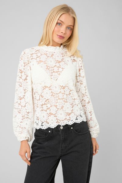 Blouse en dentelle