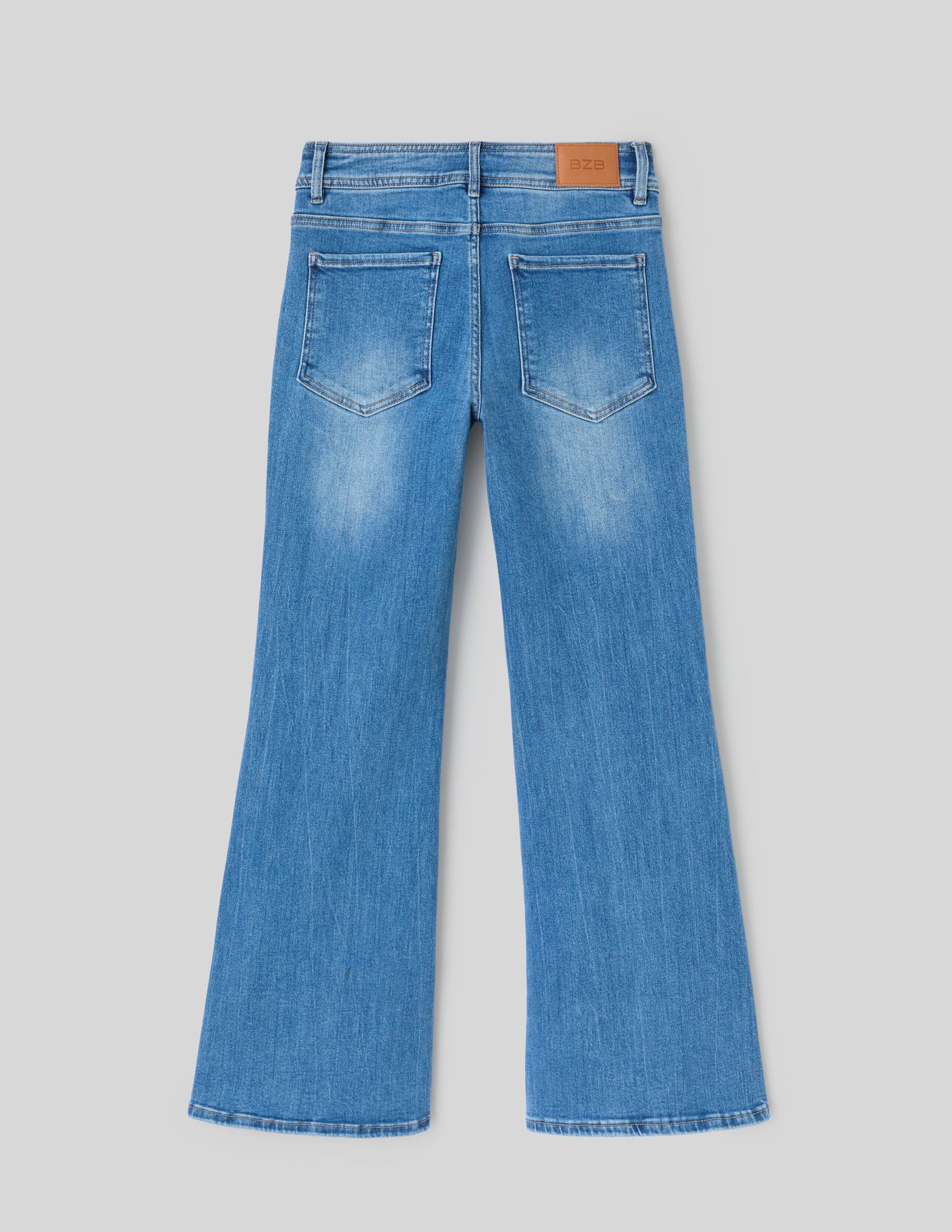 Jean flare taille haute