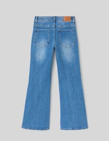 Jean flare taille haute