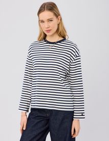 T-shirt manches longues ray&eacute;