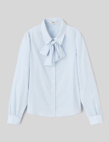 Chemise lavallière rayé