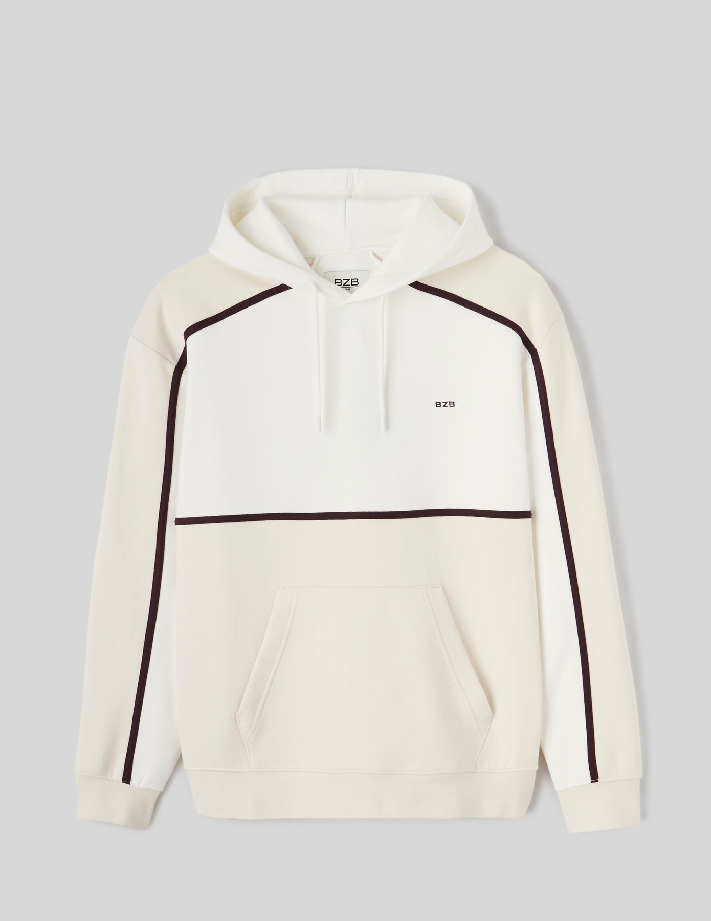 Sweat à capuche colorblock
