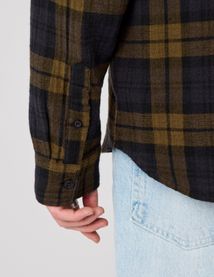 Chemise &agrave; carreaux en gaze de coton