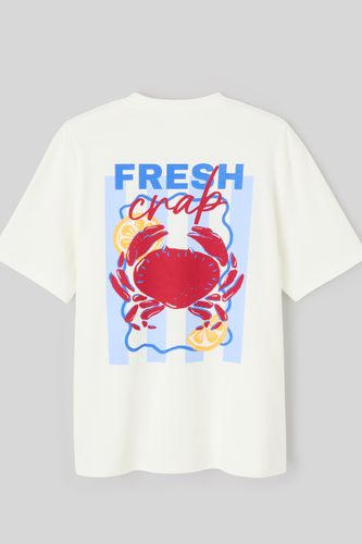 T-shirt imprim&eacute; devant/dos