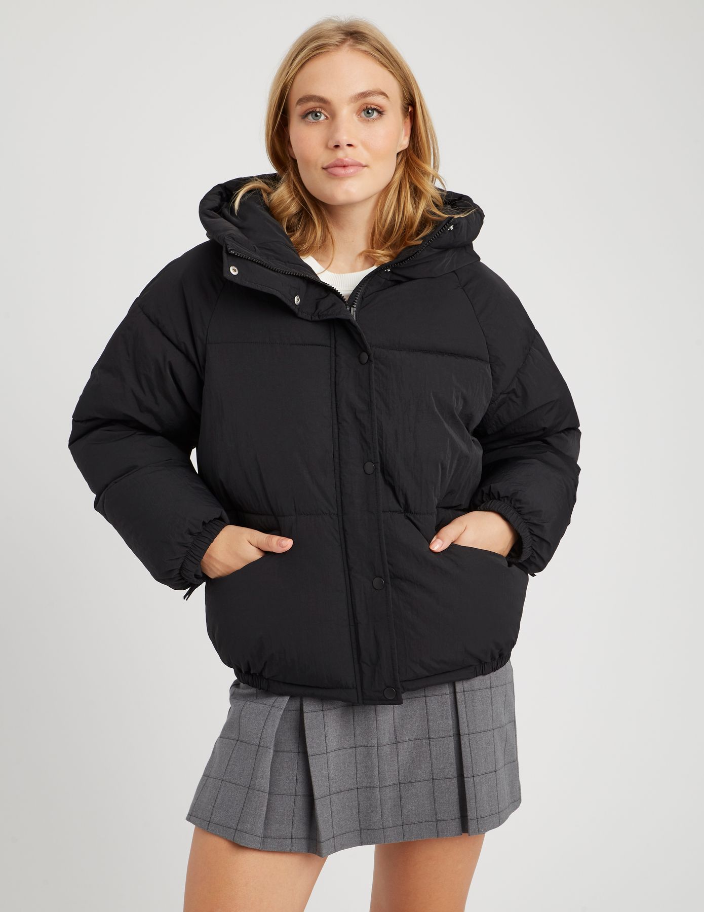 Doudoune oversize à capuche