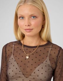 T-shirt r&eacute;sille manches longues