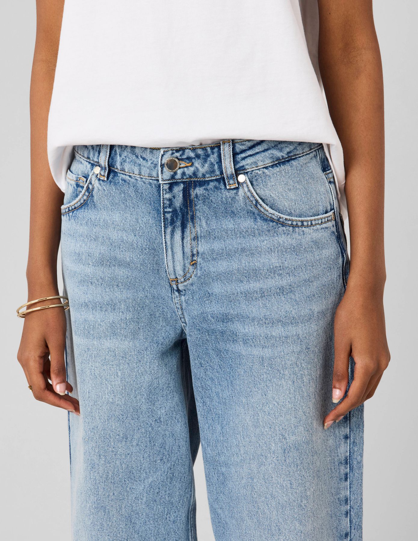 Jean baggy taille basse