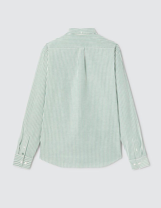 Chemise rayée ajustée