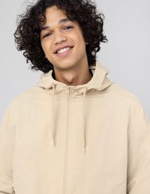 Blouson coup vent à capuche