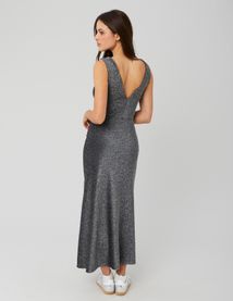 Robe en maille à paillettes