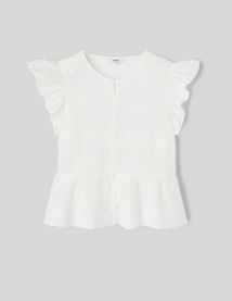 Blouse &agrave; volants